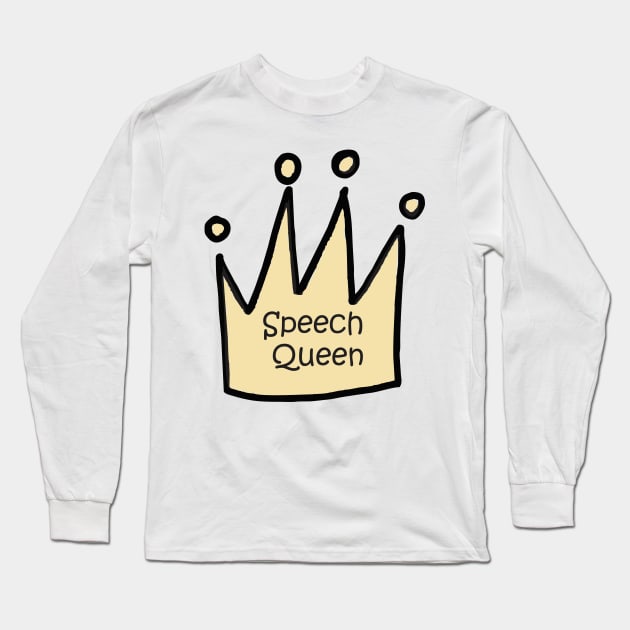 speech and language therapy Long Sleeve T-Shirt by Vortex.Merch